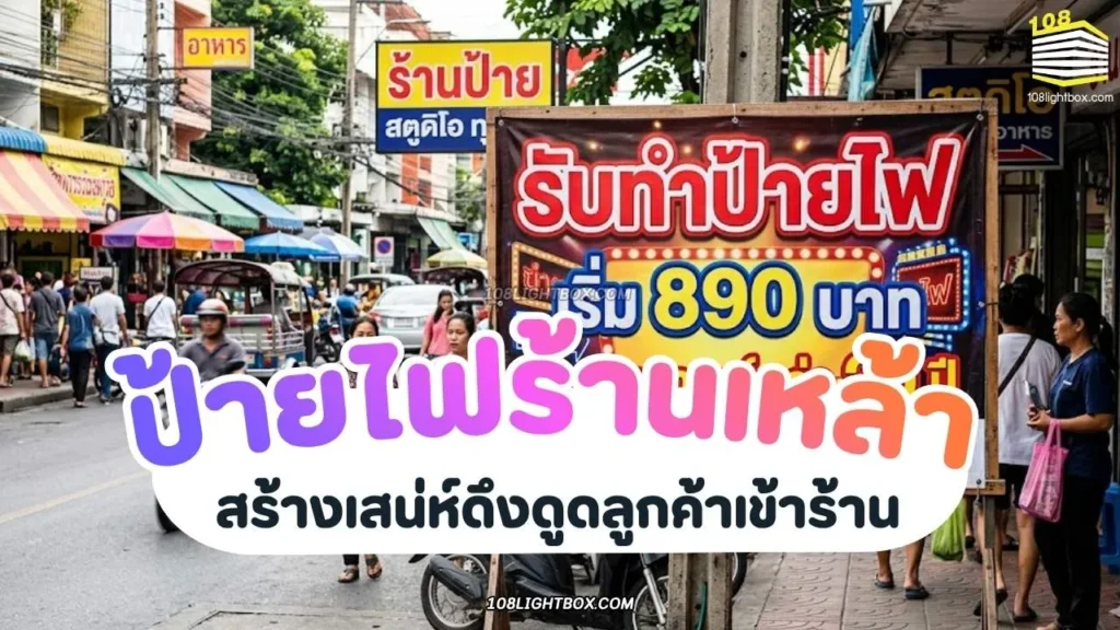 ป้ายไฟร้านเหล้า_ สร้างเสน่ห์ดึงดูดลูกค้าเข้าร้าน