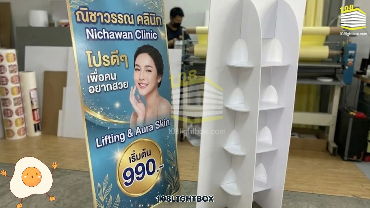 ป้ายสแตนดี้มีกี่แบบ เลือกแบบไหนให้เหมาะกับร้าน