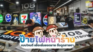 ป้ายไฟหน้าร้านแบบไหนดี เพื่อเพิ่มยอดขาย ดึงดูดสายตา